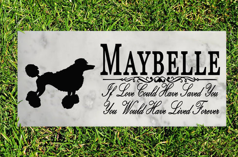 Dog Memorial Stone By Breed If Love Could Have Saved You