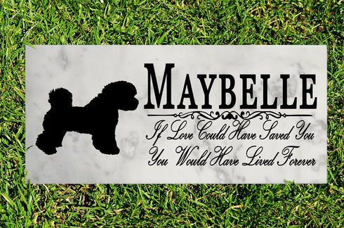 Dog Memorial Stone By Breed If Love Could Have Saved You