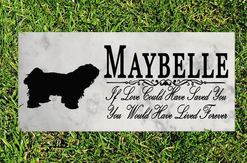 Dog Memorial Stone By Breed If Love Could Have Saved You
