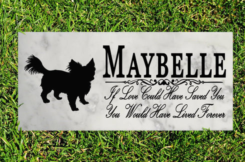 Dog Memorial Stone By Breed If Love Could Have Saved You