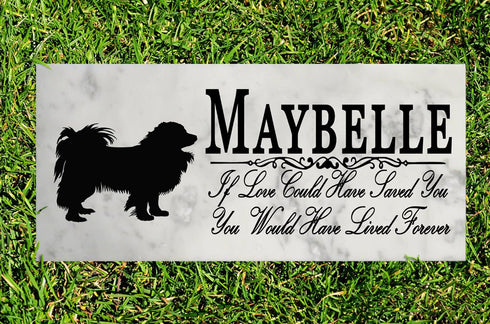 Dog Memorial Stone By Breed If Love Could Have Saved You