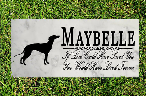 Dog Memorial Stone By Breed If Love Could Have Saved You