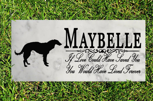 Dog Memorial Stone By Breed If Love Could Have Saved You