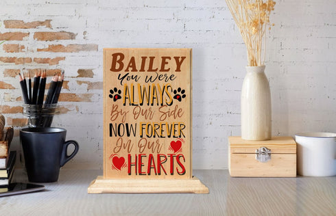 Dog Memorial Sympathy Gift Personalized Pet Remembrance Keepsake