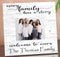 Every Family Has A Story Welcome To Ours Photo Frame Alternative with Printed Picture