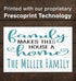 Family Makes This House a Home Sign - Personalized Custom Family Name