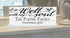It Is Well With My Soul Sign - Personalized Family Name Established Date Mantel Decor