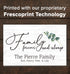 Family Forever and Always Sign - Personalized Custom Family Name Farmhouse Wall Art