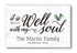 It Is Well With My Soul Sign - Personalized Custom Family Name Farmhouse Wall Art
