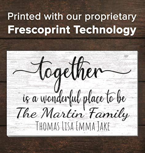 Family Name Sign Personalized Wood Farmhouse Decor