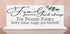 Family Forever and Always Sign - Personalized Family Name Mantel or Shelf Decor