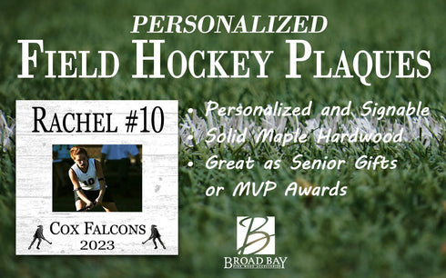 Field Hockey Recognition Award Photo Plaque Senior Season Year End Gift, Coach or MVP