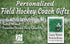 Field Hockey Coach Gift Plaque - Personalized Signable Team Award