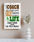 Field Hockey Coach Gift Plaque - Personalized Custom Wood Award