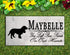 Field Spaniel Memorial Stone - Custom Personalized Marble Grave Marker