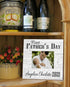 First Father's Day Gift Wood Photo Plaque - Personalized New Dad Keepsake with Printed Picture