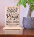 For This Child We Have Prayed Plaque - Personalized Baby or Baptism Gift