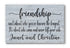 Friend Gift Sign - Custom Friendship Wooden Sign