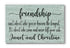 Friend Gift Sign - Custom Friendship Wooden Sign