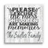 Excuse the Mess Sign - Personalized Funny Farmhouse Style Custom Gift