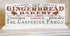 Gingerbread Bakery Christmas Sign - Personalized Vintage Style Holiday Home Decor