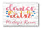 Girl's Name Sign Personalized Girl's Bedroom Decoration Dance in The Rain