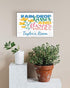 Girl's Room Name Sign - Personalized Custom Wall Art for Bedroom or Nursery