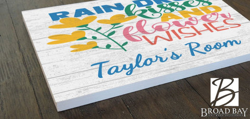 Girl's Room Name Sign