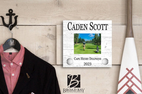 Golf Award Recognition Photo Plaque Season Year End Gift for Player, Coach or MVP
