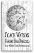 Signable Golf Coach Gift Plaque - Team Signed Custom Wood Award