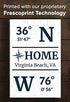 GPS Coordinates Sign - Personalized Latitude Longitude Location Wall Art