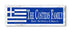Greek Flag Sign - Personalized Family Name - Custom Wood Greek Heritage Gift