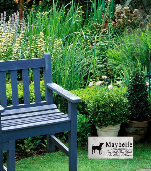 Hairless Terrier Memorial Stone Personalized Garden Plaque Grave Marker Outdoor or Indoor