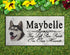 Husky Memorial Stone - Custom Personalized Marble Grave Marker