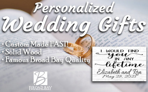 I Would Find You In Any Lifetime Anniversary Gift Sign