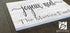Personalized Joyeux Noel Christmas Sign - Custom Family Name French Holiday Decoration