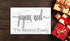 Personalized Joyeux Noel Christmas Sign - Custom Family Name French Holiday Decoration
