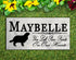 King Charles Spaniel Memorial Stone - You Left Paw Prints On Our Hearts