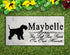 Lakeland Terrier Memorial Stone - Custom Personalized Marble Grave Marker