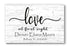 Love At First Sight Baby Sign Nursery Decor, Baby Shower Gift Idea