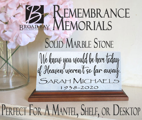 Loved One Memorial Plaque for Shelf or Mantel
