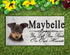 Miniature Pinscher Memorial Stone - Custom Personalized Marble Grave Marker
