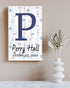 Nautical Monogram Name Sign - Personalized Baby Boy Nursery or Bedroom Wall Art