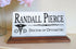 Optometrist Desk Nameplate - Personalized Marble Name Plate Gift for ODs