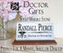 Optometrist Desk Nameplate - Personalized Marble Name Plate Gift for ODs