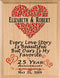 25 Year Anniversary Gift – Personalized Plaque with “Every Love Story Is Beautiful” Inscription
