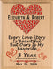 3 Year Anniversary Gift – Personalized Plaque with “Every Love Story Is Beautiful” Inscription