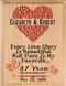 37 Year Anniversary Gift – Personalized Plaque with “Every Love Story Is Beautiful” Inscription