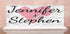 Anniversary or Wedding Gift Sign - Personalized with Names Custom Solid Wood