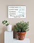 Personalized Anniversary Gift Sign - Custom Wedding Gift with Names & Date
